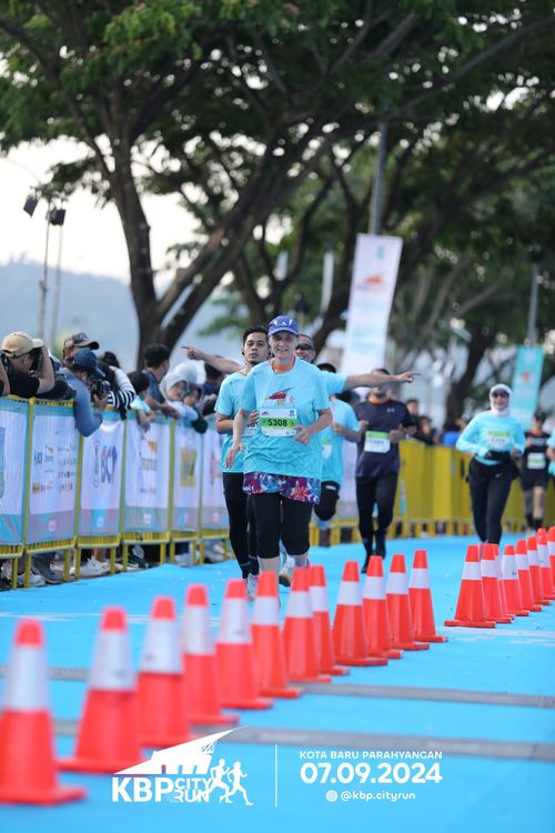 Race photo from KBP City Run 2024