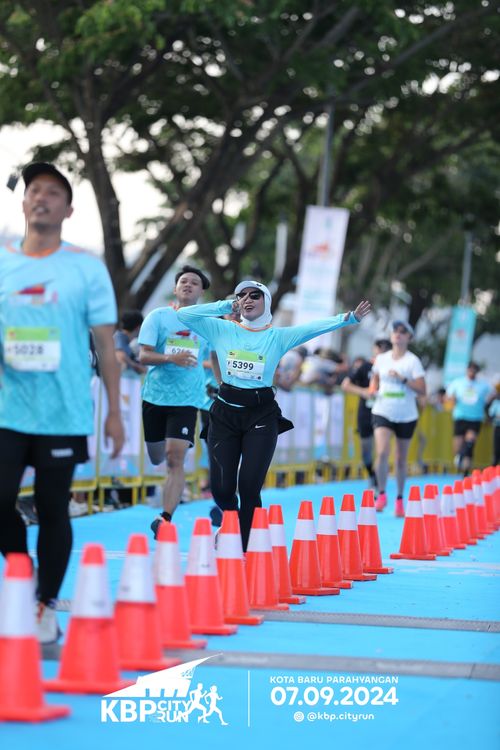 Race photo from KBP City Run 2024