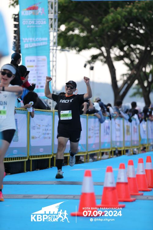 Race photo from KBP City Run 2024