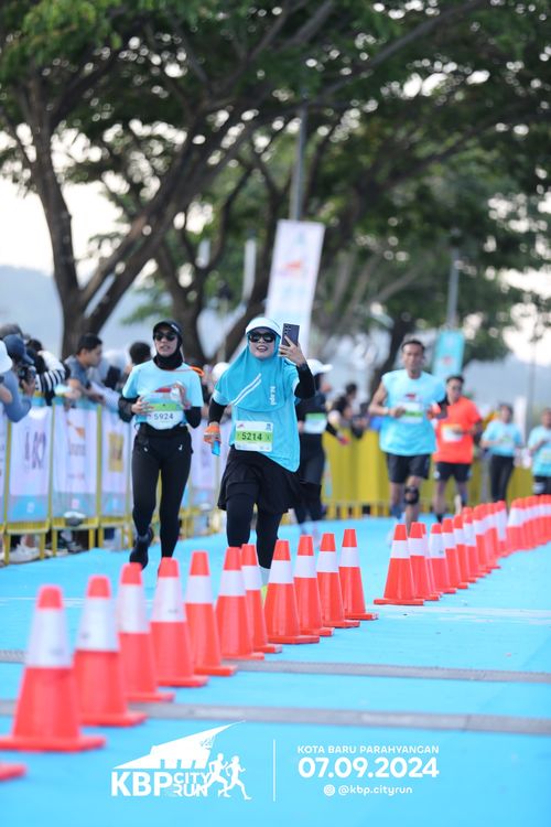 Race photo from KBP City Run 2024