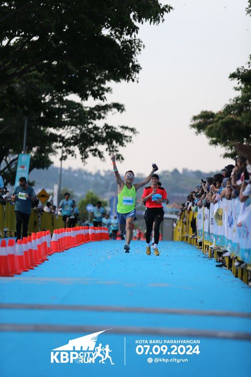 Race photo from KBP City Run 2024