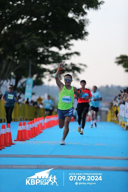 Race photo from KBP City Run 2024