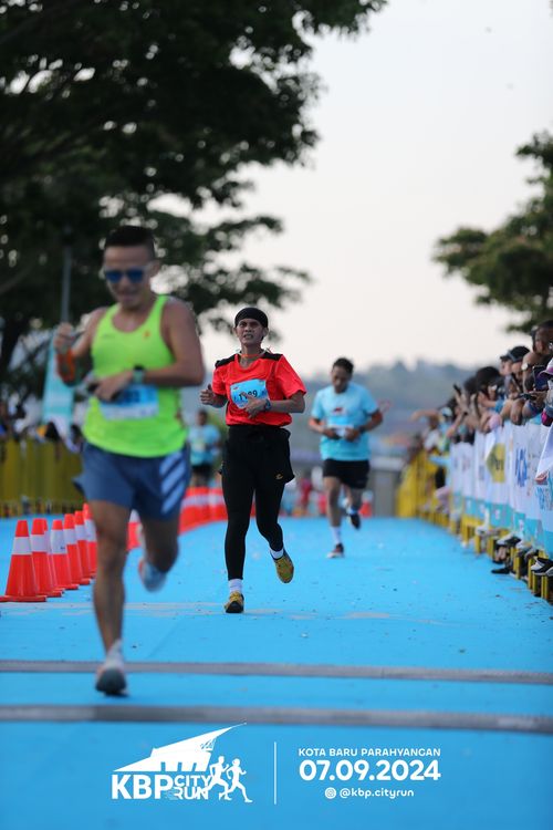 Race photo from KBP City Run 2024