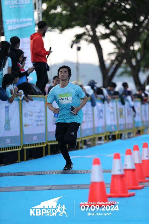 Race photo from KBP City Run 2024