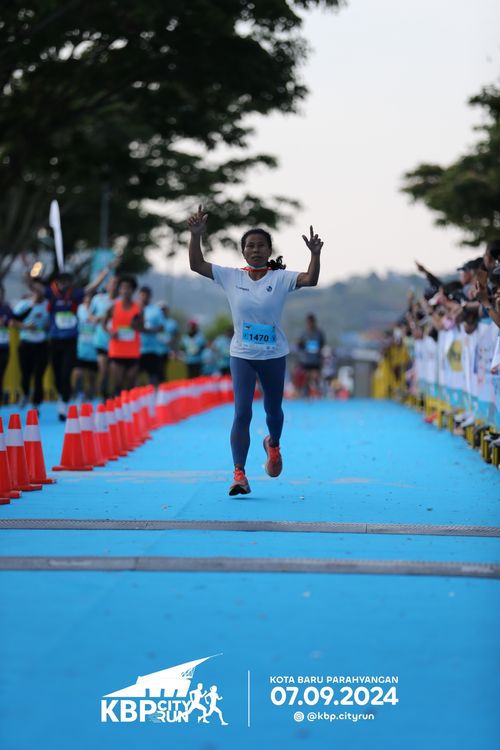 Race photo from KBP City Run 2024
