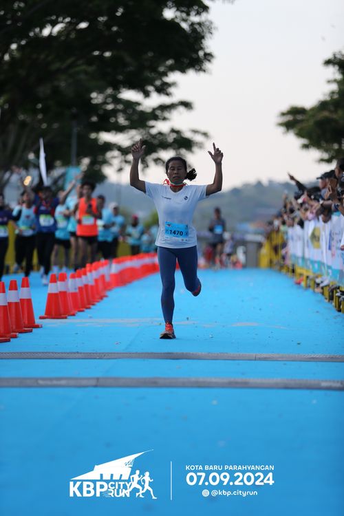 Race photo from KBP City Run 2024
