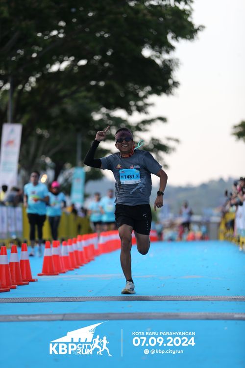Race photo from KBP City Run 2024