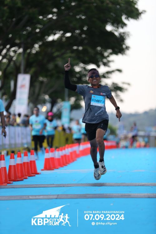 Race photo from KBP City Run 2024
