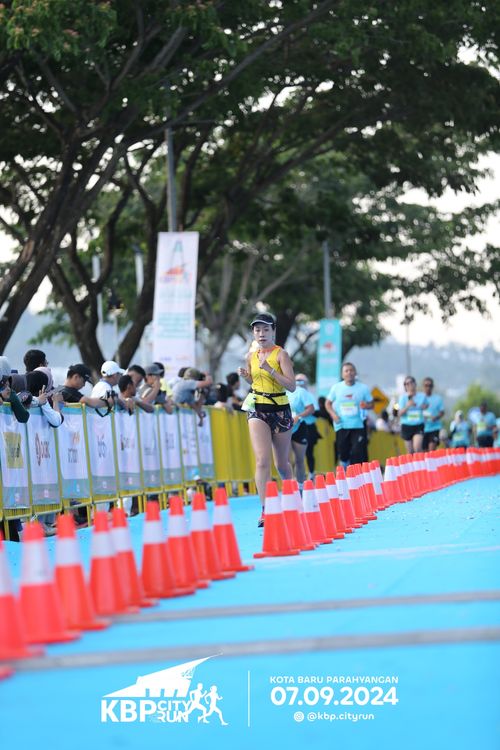 Race photo from KBP City Run 2024