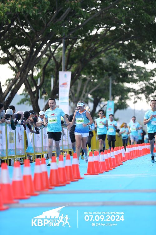 Race photo from KBP City Run 2024