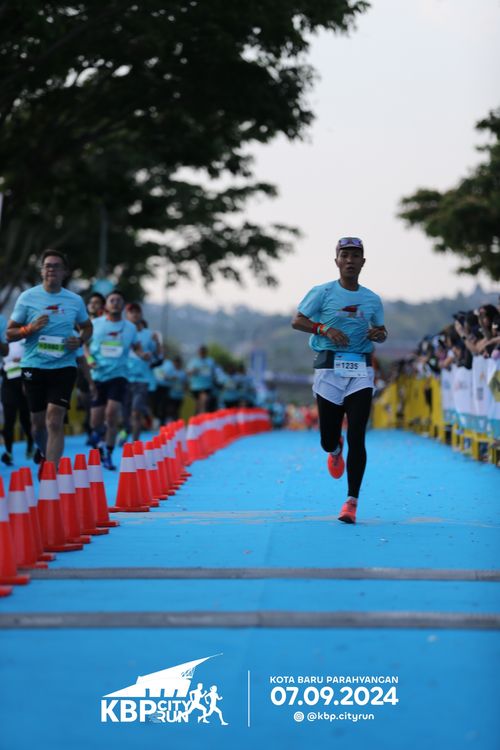 Race photo from KBP City Run 2024