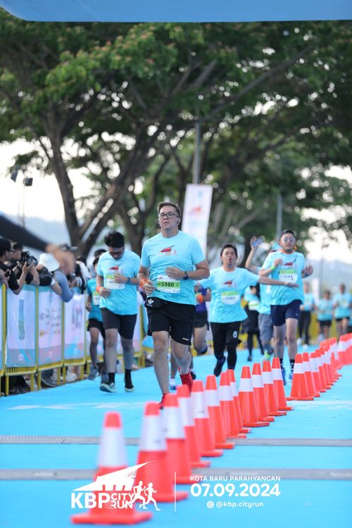 Race photo from KBP City Run 2024