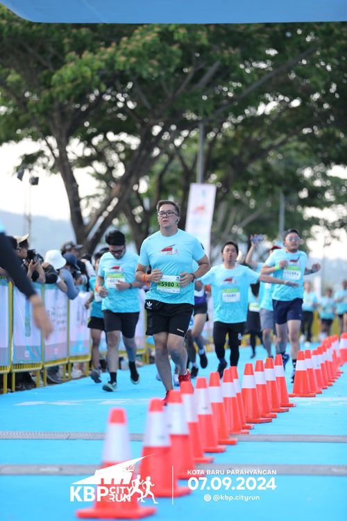 Race photo from KBP City Run 2024