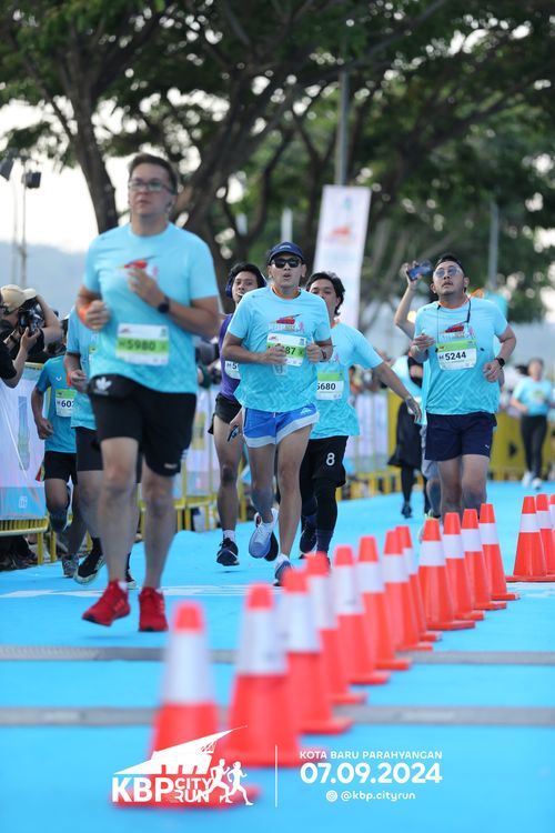 Race photo from KBP City Run 2024