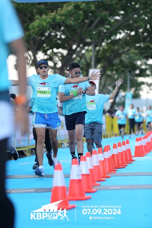 Race photo from KBP City Run 2024