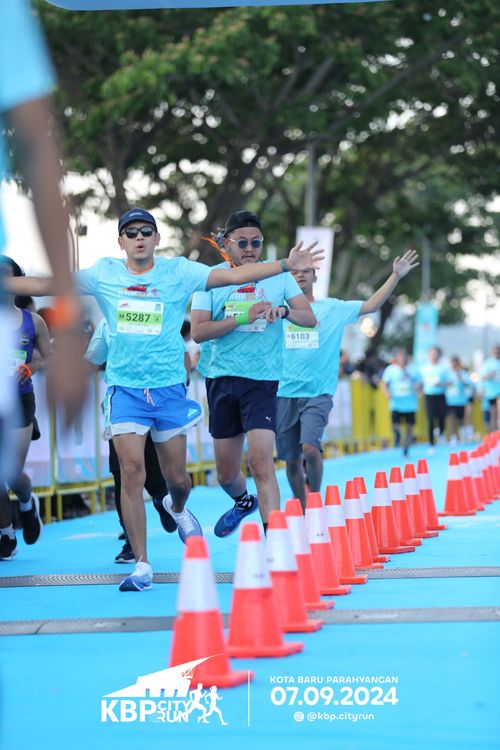 Race photo from KBP City Run 2024