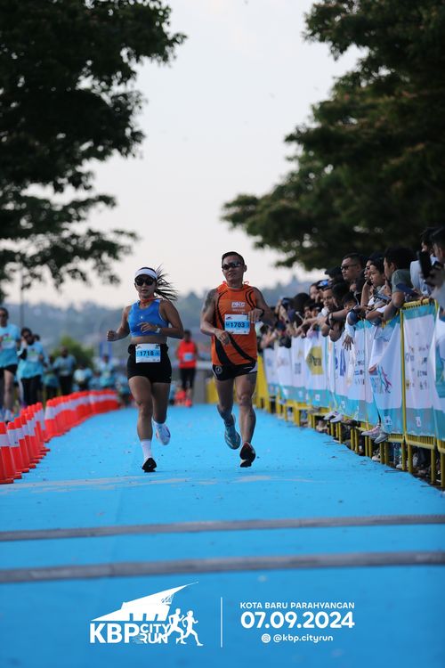 Race photo from KBP City Run 2024