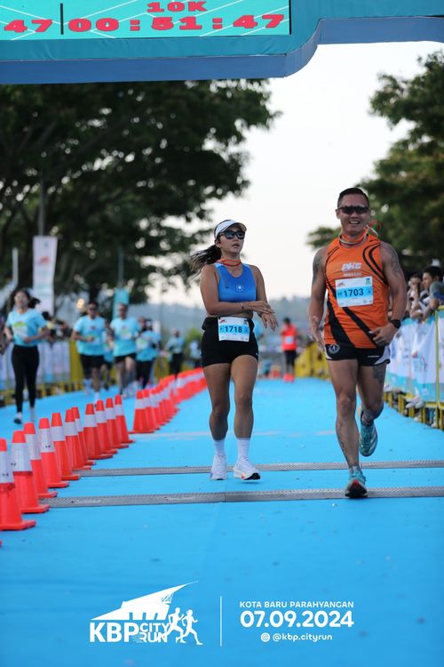 Race photo from KBP City Run 2024