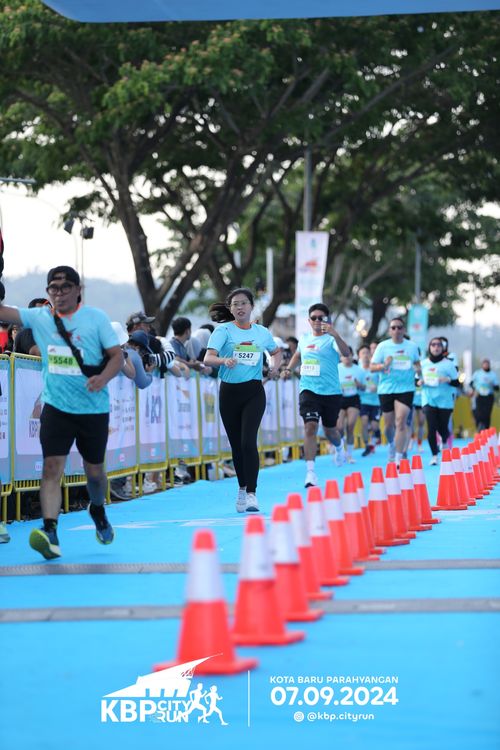 Race photo from KBP City Run 2024