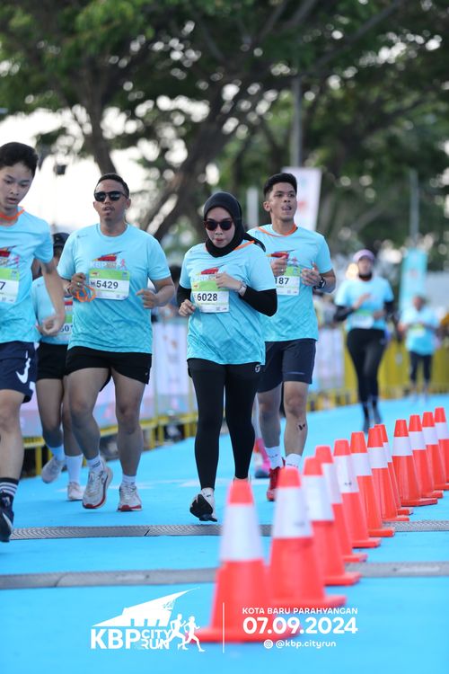 Race photo from KBP City Run 2024