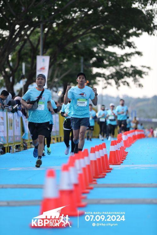Race photo from KBP City Run 2024
