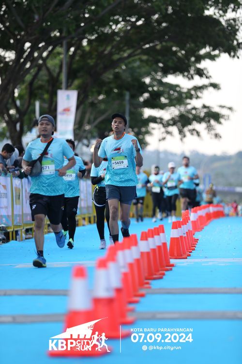 Race photo from KBP City Run 2024