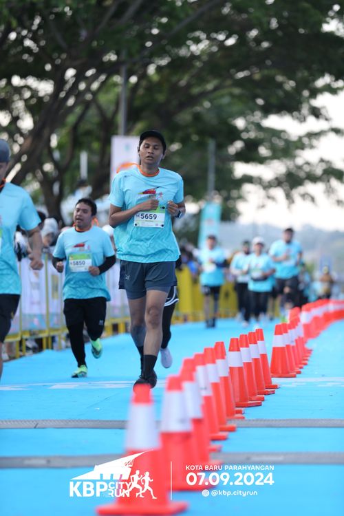 Race photo from KBP City Run 2024