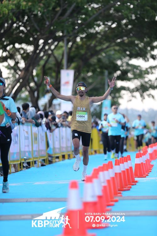Race photo from KBP City Run 2024