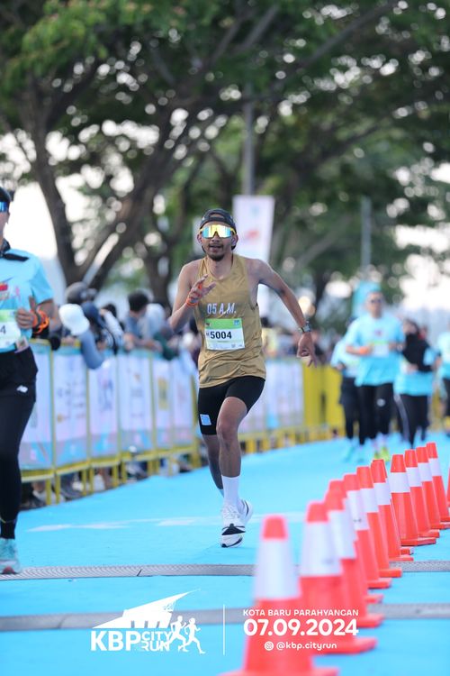 Race photo from KBP City Run 2024
