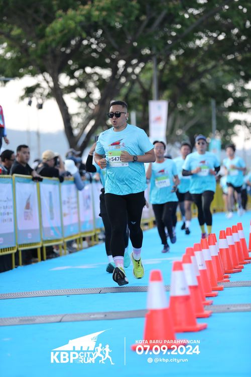 Race photo from KBP City Run 2024