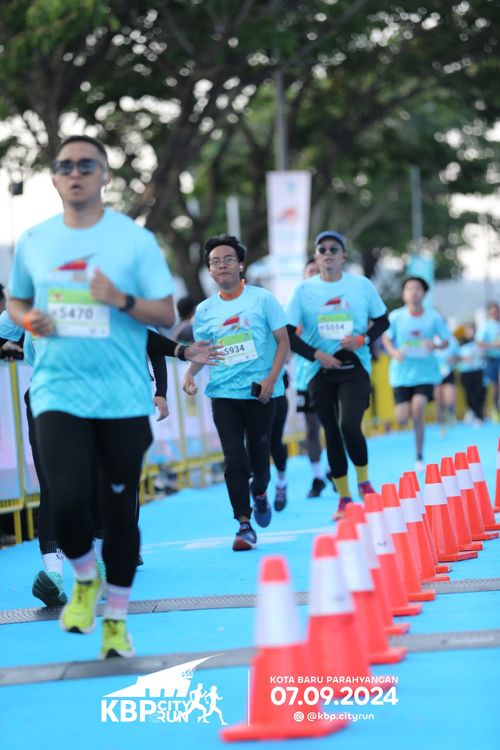 Race photo from KBP City Run 2024