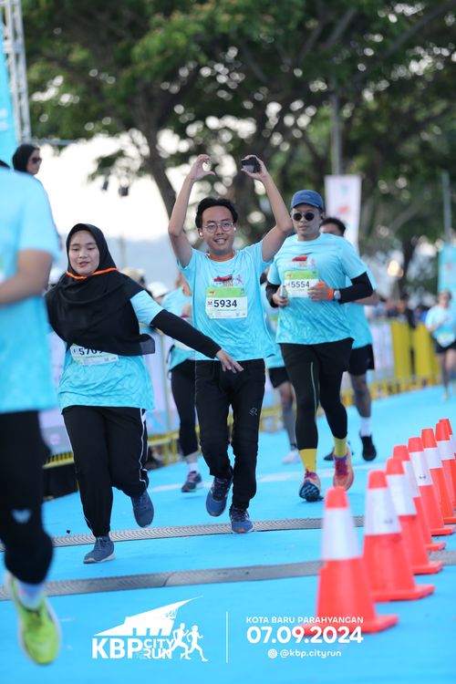 Race photo from KBP City Run 2024