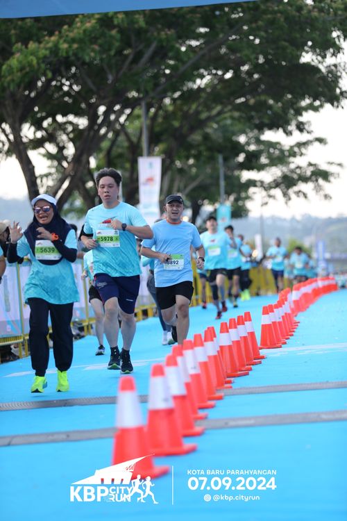Race photo from KBP City Run 2024