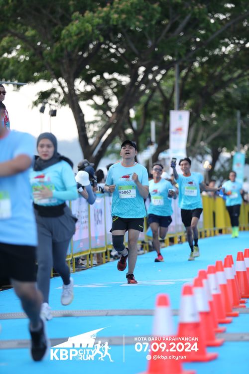 Race photo from KBP City Run 2024