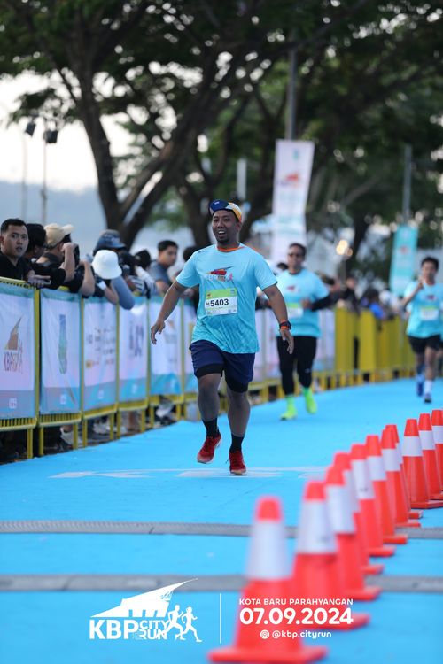 Race photo from KBP City Run 2024