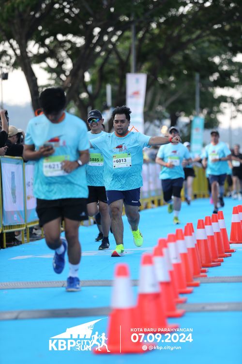 Race photo from KBP City Run 2024