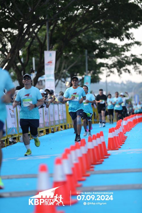 Race photo from KBP City Run 2024
