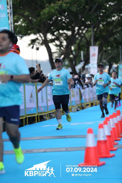 Race photo from KBP City Run 2024