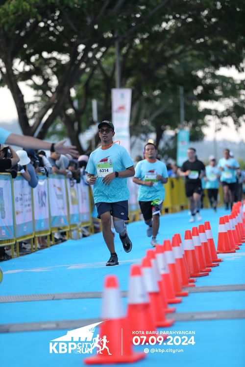Race photo from KBP City Run 2024