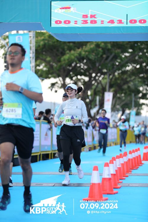 Race photo from KBP City Run 2024