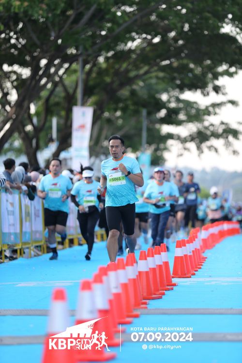 Race photo from KBP City Run 2024