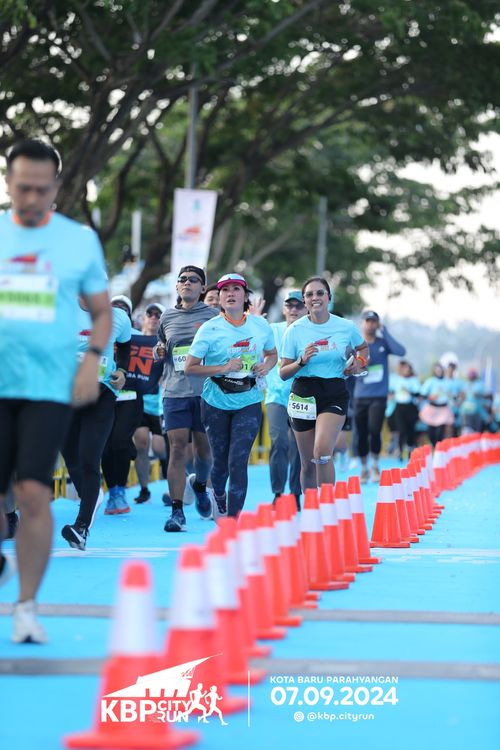 Race photo from KBP City Run 2024