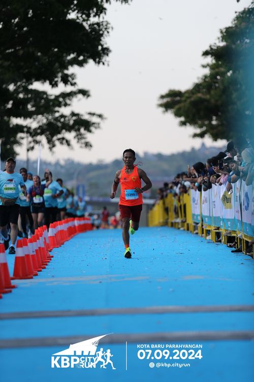 Race photo from KBP City Run 2024