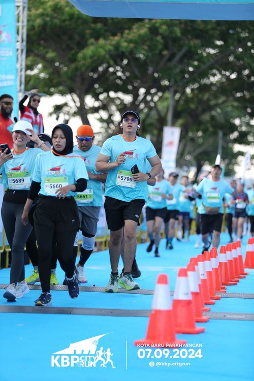 Race photo from KBP City Run 2024