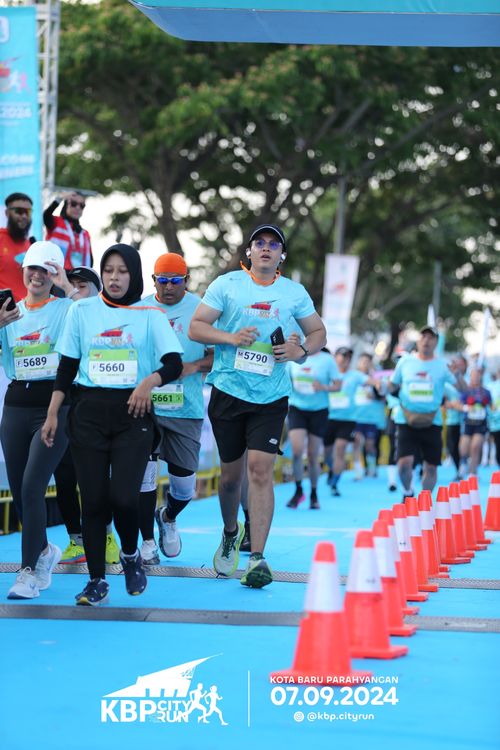 Race photo from KBP City Run 2024