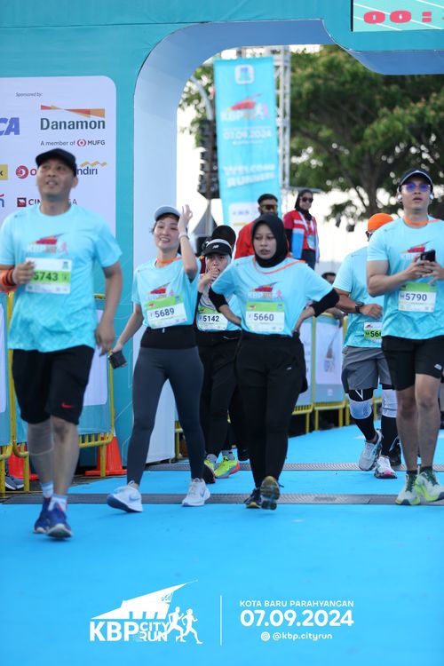 Race photo from KBP City Run 2024