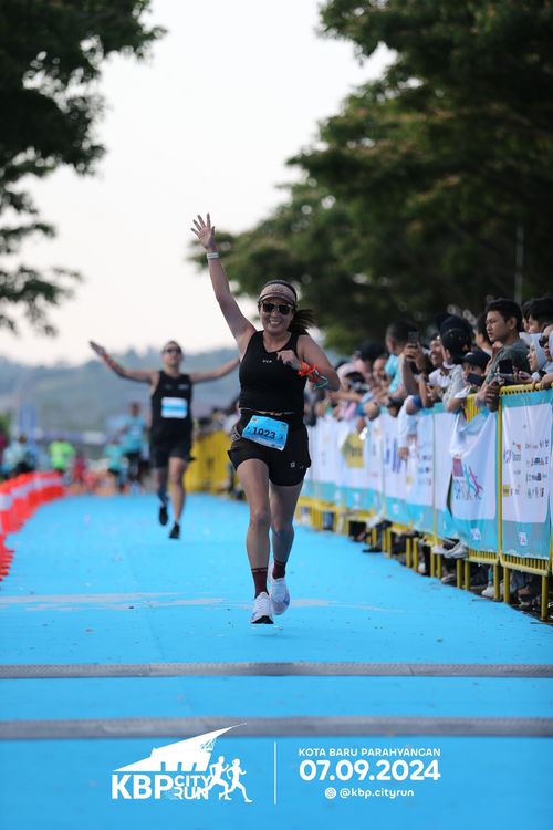 Race photo from KBP City Run 2024