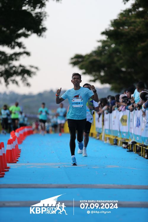 Race photo from KBP City Run 2024