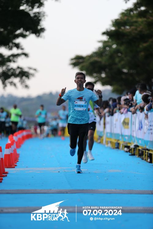 Race photo from KBP City Run 2024