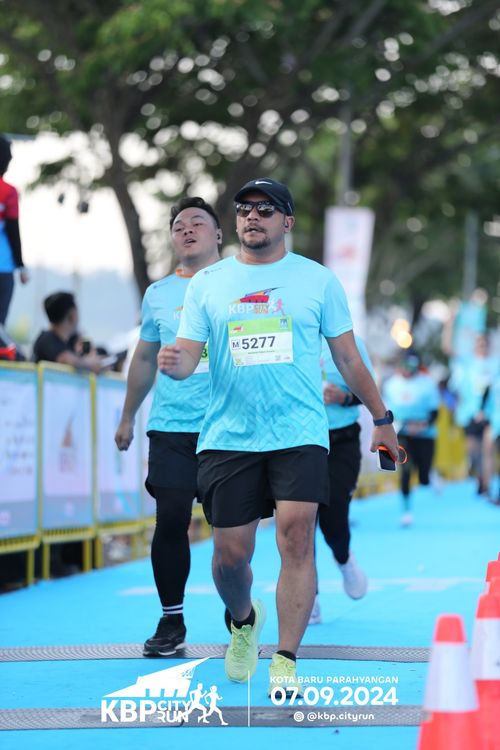 Race photo from KBP City Run 2024